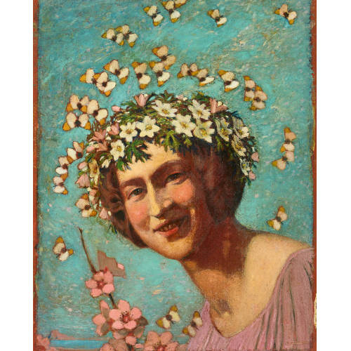 JEAN PHILIPPE �DOUARD ROBERT : 'Le sourir de printemps' (DOBIASCHOFSKY AUKTIONEN AG)