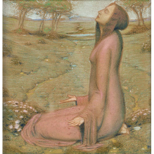 JEAN PHILIPPE �DOUARD ROBERT : Femme au paysage (DOBIASCHOFSKY AUKTIONEN AG)