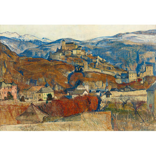 �DOUARD VALLET : 'Vue de Sion' (DOBIASCHOFSKY AUKTIONEN AG)