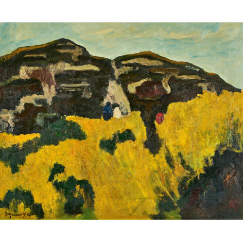 GEORGES BORGEAUD : 'Gravi�re des Statues de l'�le de P�ques' (DOBIASCHOFSKY AUKTIONEN AG)