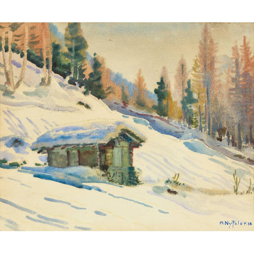 ALBERT NYFELER : 'Alph�tte bei Kippel' (DOBIASCHOFSKY AUKTIONEN AG)