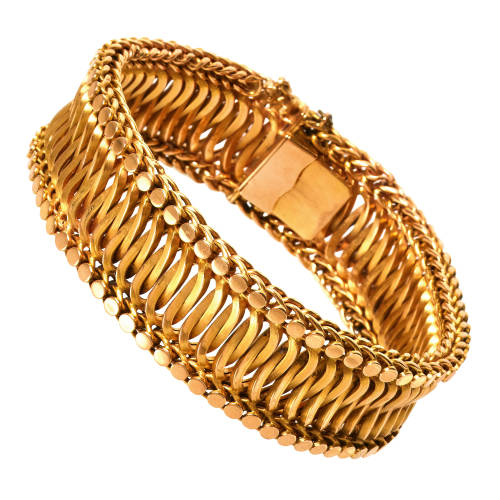GOLD-BRACELET : (DOBIASCHOFSKY AUKTIONEN AG)