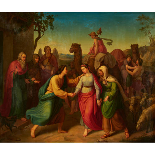 JOSEPH (AUCH FUCHS FUCHS : Tobias empf�ngt Sara vor dem Haus seiner Eltern (DOBIASCHOFSKY AUKTIONEN AG)