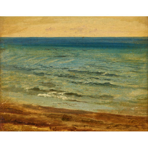 BERNHARD FRIES : Leichter Wellengang am Meeresstrand (DOBIASCHOFSKY AUKTIONEN AG)