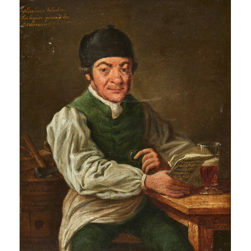 MAXIMILIAN NEUST�CK : Bildnis des Bierbrauers Nicolaus Erlacher (genannt Zerberus von Kleinbasel) (DOBIASCHOFSKY AUKTIONEN AG)