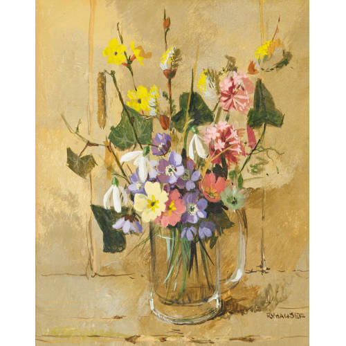 REN�E YOLANDA HAUSER : 'Bouquet de printemps' (DOBIASCHOFSKY AUKTIONEN AG)