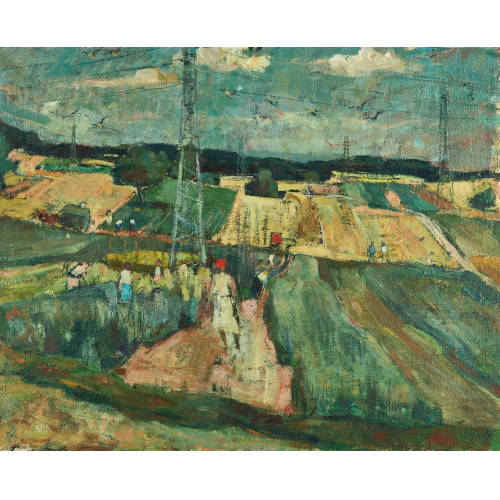 ERNST BAUMANN : 'Sommerlandschaft' (DOBIASCHOFSKY AUKTIONEN AG)