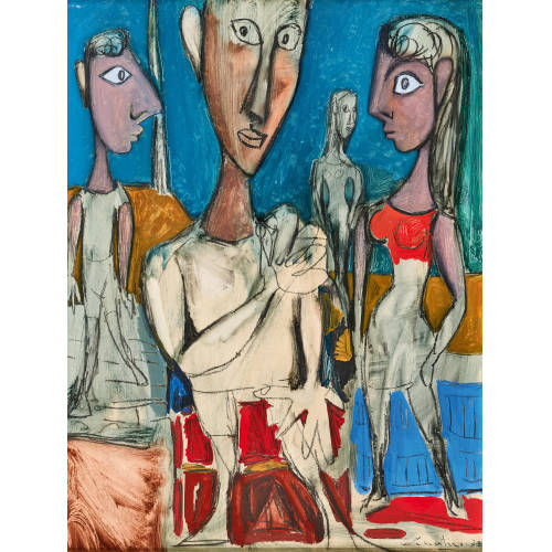 EDOARDO SAMARTINO : Fig�rliche Komposition (DOBIASCHOFSKY AUKTIONEN AG)