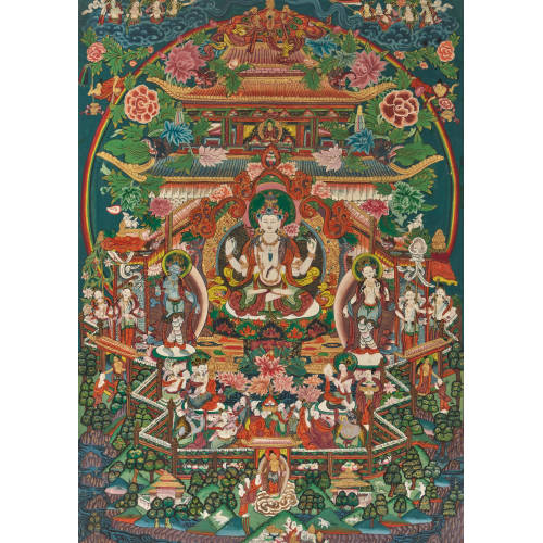 THANGKA : Tibet, 20. Jh (DOBIASCHOFSKY AUKTIONEN AG)