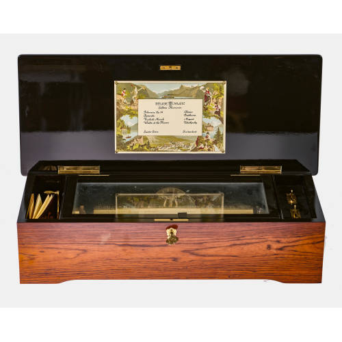WALZENSPIELDOSE : Sainte-Croix, 2. H�lfte 20. Jh. (Reuge) (DOBIASCHOFSKY AUKTIONEN AG)
