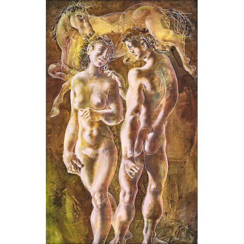 HANS ERNI : 'Das Gesprch vor dem Pferd' (DOBIASCHOFSKY AUKTIONEN AG)