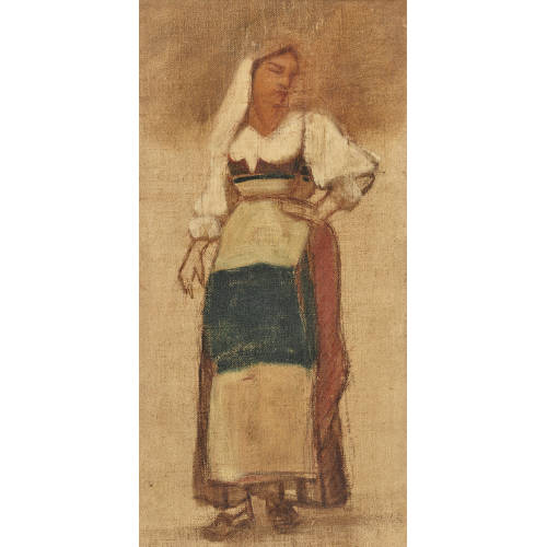 L�OPOLD LOUIS ROBERT : Studie zu einer Italienerin (DOBIASCHOFSKY AUKTIONEN AG)