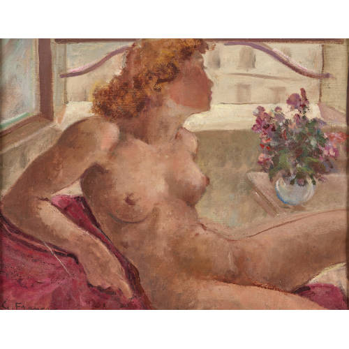 GUSTAVE (EIGTL. BARRAUD FRAN�OIS : Liegender weiblicher Akt (DOBIASCHOFSKY AUKTIONEN AG)