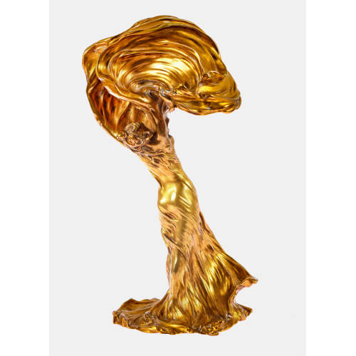 RAOUL FRAN�OIS LARCHE : Tischlampe 'Lo�e Fuller', Art Nouveau (DOBIASCHOFSKY AUKTIONEN AG)