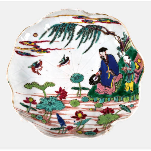 TELLER : Qing-Dynastie, China, um 1722-1735 (Yongzheng Periode) (DOBIASCHOFSKY AUKTIONEN AG)