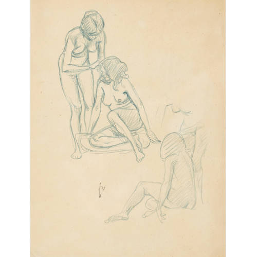 F�LIX VALLOTTON : 'Trois nus' (DOBIASCHOFSKY AUKTIONEN AG)
