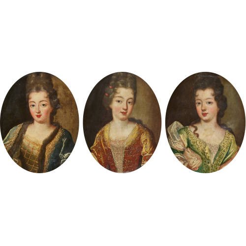 18. JH. FRANKREICH : 'Mademoiselle de Tours'./'Mademoiselle la Duchesse' (Louise Fran�oise de Bourbon)/'Fran�oise Marie d'Orl�ans' (DOBIASCHOFSKY AUKTIONEN AG)