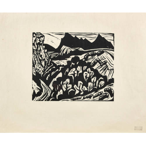 HERMANN SCHERER : 'Kleine Tessinerlandschaft' (DOBIASCHOFSKY AUKTIONEN AG)