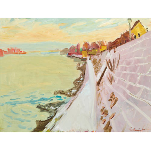 MARTIN ALFRED CHRIST : Uferpartie (DOBIASCHOFSKY AUKTIONEN AG)