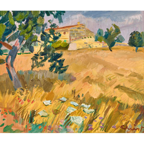 MARTIN ALFRED CHRIST : S�dliche Landschaft (DOBIASCHOFSKY AUKTIONEN AG)