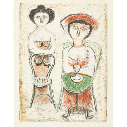 MASSIMO (EIGTL. IHLENFELD CAMPIGLI : 'L'Attesa' (DOBIASCHOFSKY AUKTIONEN AG)