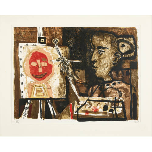 ANTONI CLAV� : 'Femme-Peintre' (DOBIASCHOFSKY AUKTIONEN AG)