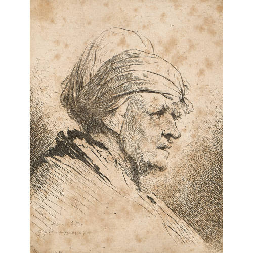 GEORG FRIEDRICH SCHMIDT : B�ste einer alten Frau (DOBIASCHOFSKY AUKTIONEN AG)