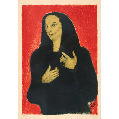CUNO AMIET : 'Portr�t der Bildhauerin Germaine Richier' (DOBIASCHOFSKY AUKTIONEN AG)