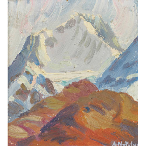 ALBERT NYFELER : 'Bietschhorn b. Kippel' (DOBIASCHOFSKY AUKTIONEN AG)