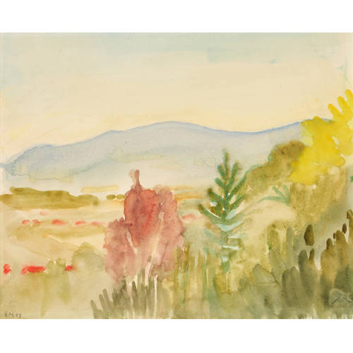 ERNST MORGENTHALER : Bunte Landschaft (DOBIASCHOFSKY AUKTIONEN AG)