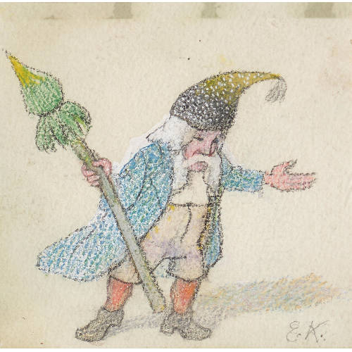 ERNST KREIDOLF : Der Blumenzwerg (DOBIASCHOFSKY AUKTIONEN AG)