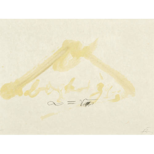 ANTONI T�PIES : 'En forme de montagne' (DOBIASCHOFSKY AUKTIONEN AG)