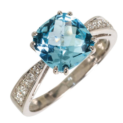 TOPAS-DIAMANT-RING : (DOBIASCHOFSKY AUKTIONEN AG)