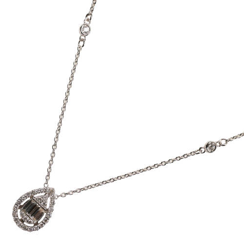 DIAMANT-ANH�NGER MIT KETTE : (DOBIASCHOFSKY AUKTIONEN AG)
