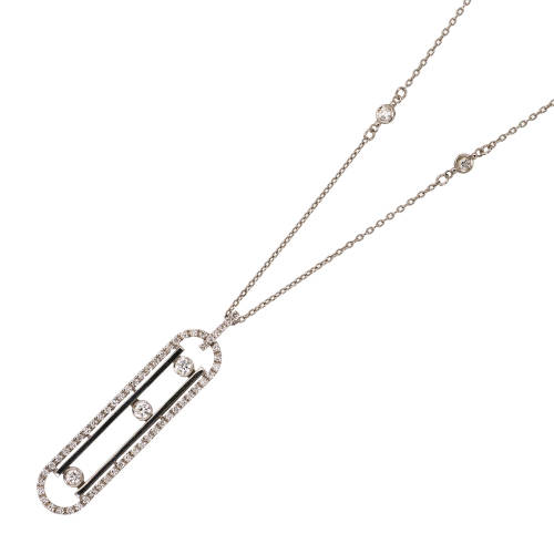 DIAMANT-ANH�NGER MIT KETTE : (DOBIASCHOFSKY AUKTIONEN AG)