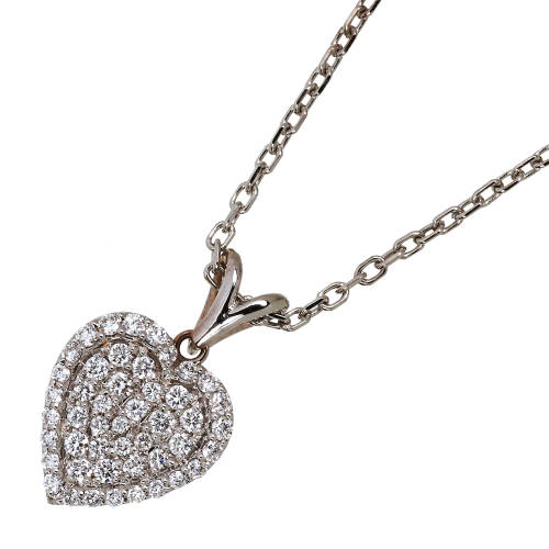 DIAMANT-ANH�NGER MIT KETTE : (DOBIASCHOFSKY AUKTIONEN AG)
