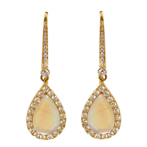 PERLMUTT-DIAMANT-OHRH�NGER : (DOBIASCHOFSKY AUKTIONEN AG)