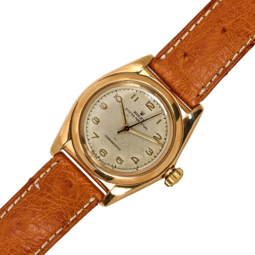 ROLEX : Herrenarmbanduhr 'Oyster Perpetual Bubbleback' (DOBIASCHOFSKY AUKTIONEN AG)
