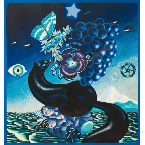 VICTOR VASARELY : Life in blue (DOBIASCHOFSKY AUKTIONEN AG)