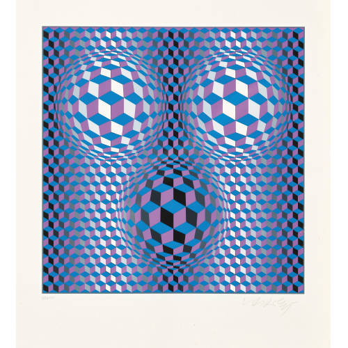 VICTOR VASARELY : 'Callisto' (DOBIASCHOFSKY AUKTIONEN AG)