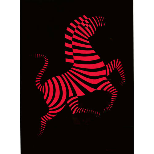 VICTOR VASARELY : 'Kinetisches Zebra' (DOBIASCHOFSKY AUKTIONEN AG)