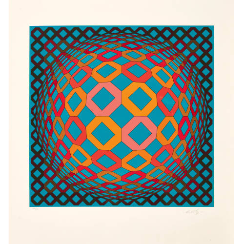 VICTOR VASARELY : 'Okta' (DOBIASCHOFSKY AUKTIONEN AG)