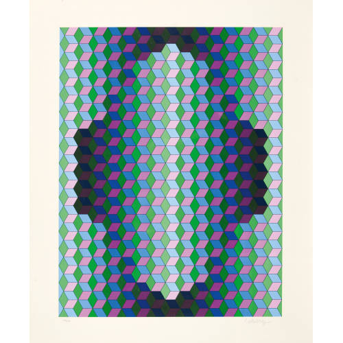 VICTOR VASARELY : 'Kedd' (DOBIASCHOFSKY AUKTIONEN AG)
