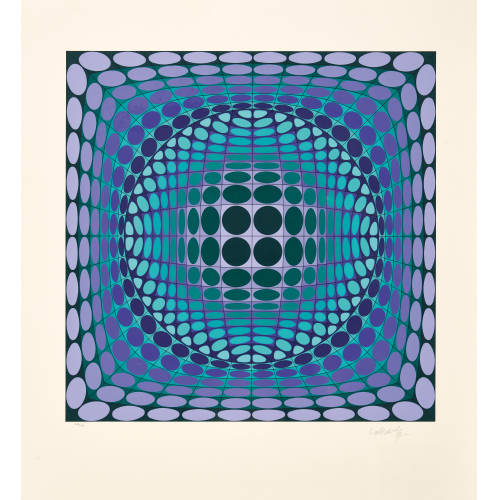 VICTOR VASARELY : Ohne Titel (DOBIASCHOFSKY AUKTIONEN AG)