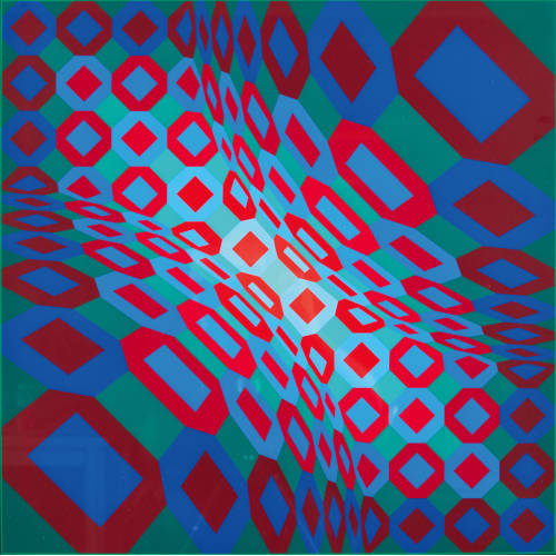 VICTOR VASARELY : Ohne Titel (DOBIASCHOFSKY AUKTIONEN AG)