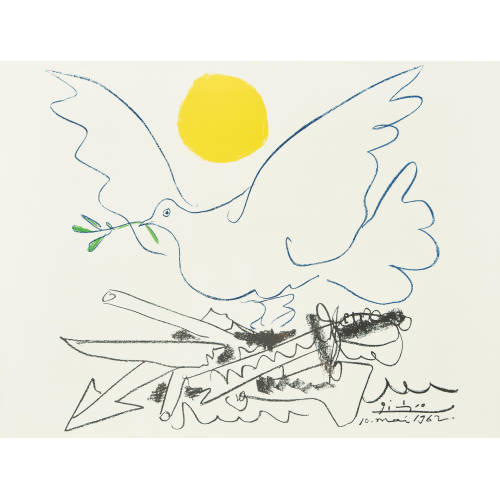 PABLO PICASSO : Friedenstaube (DOBIASCHOFSKY AUKTIONEN AG)