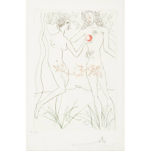 SALVADOR DAL� : 'Adam und Eva' (DOBIASCHOFSKY AUKTIONEN AG)