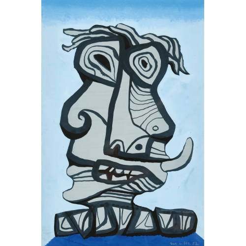 MAX VON MOOS : 'Dreigesichtiger D�mon' (DOBIASCHOFSKY AUKTIONEN AG)