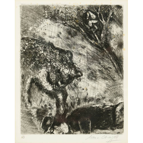 MARC CHAGALL : 'L'ours et les deux compagnons' (DOBIASCHOFSKY AUKTIONEN AG)