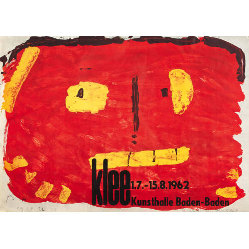 PAUL KLEE : 'Klee Kunsthalle Baden-Baden 1962' (DOBIASCHOFSKY AUKTIONEN AG)